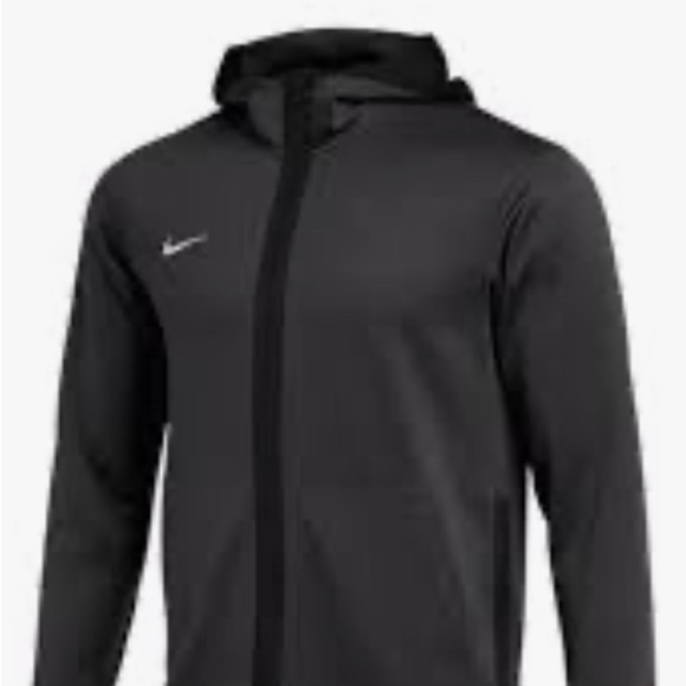 Nike deposit showtime jacket in dark grey and black